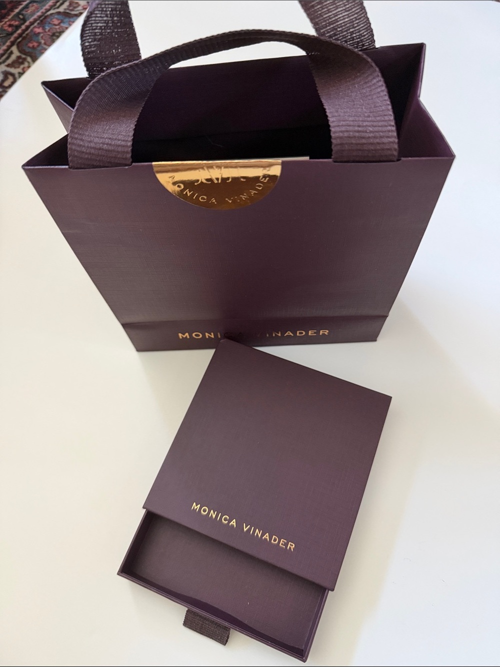 Monica Viander Jewelry Box & Shopping Bag